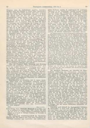 59-61 [Rezension] Scherding, Pierre, Christophe Blumhardt et son Père