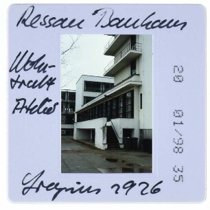 Dessau, Bauhaus : Atelierhaus