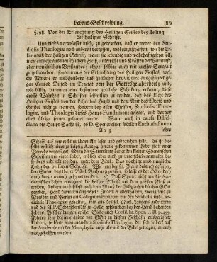 189-192, §. 28. Von der Erleuchtung des heiligen Geistes bey Lesung der heiligen Schrift.