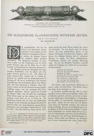 Die schlesische Glasindustrie früherer Zeiten, [2]