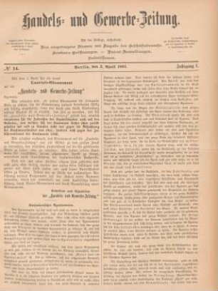 Nr. 14=2. April 1881