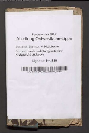 Erblasser: Heermeyer, Henriette Wilhelmine:
