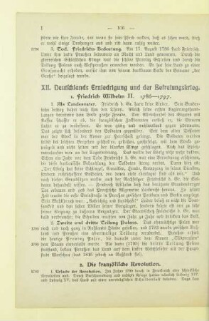 XII. Deutschlands Erniedrigung und der Befreiungskrieg
