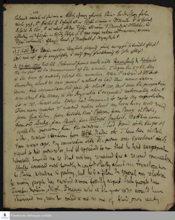 Tagebuch von August Tholuck.