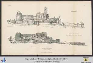 Die Hohkönigsburg, Ansicht von Süden.