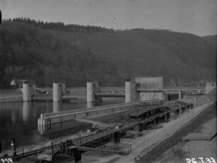 Unterwasser Schleuse Hirschhorn, Staustufe Gesamtanlage