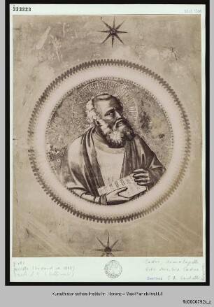Kapellenausmalung : Gewölbebilder : Ezechiel?