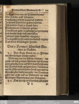 Das 7. Exempel/ Churfürst Moritzen zu Sachsen.