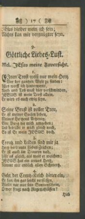 9. Göttliche Liebes-Lust
