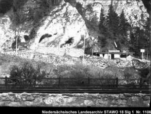 Eingang der Hermannshöhle bei Rübeland