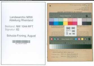 Entnazifizierung August Schulze-Froning , geb. 25.08.1897 (Landwirt)