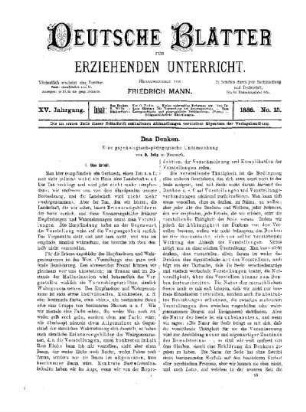 Das Denken