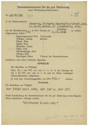 Feuerle, Richard