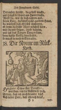 [Die Nonne im Rück-Korb.]