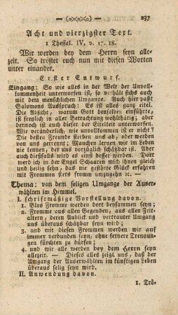 Acht und vierzigster Text