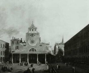 Der Platz von san Giacomo di Rialto in Venedig