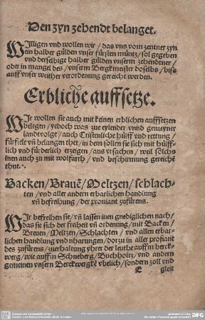 Backen/Braue/Meltzen/Schlachten/und aller andern erbarlichen handlung un befreihung/der proviant zufürens.
