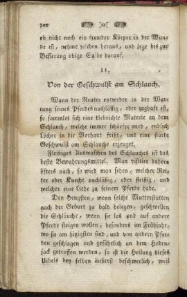11. Von der Geschwulst am Schlauch