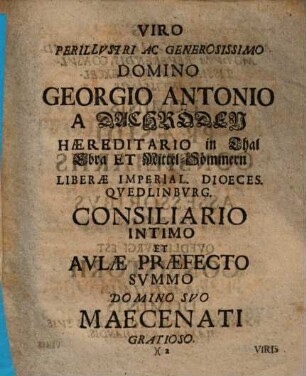 Machaerologia Qvam Dispvtatione Theologica Inavgvrali De Gladio In Sacramentorvm Reverentiam Deponendo