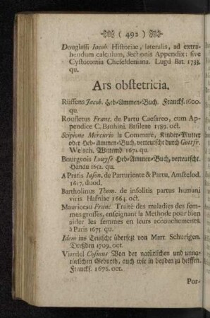 Ars obstetricia.