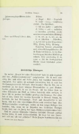 Stilistische Übungen