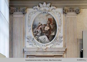 Supraporten mit Allegorien : Amor della patria und Religione