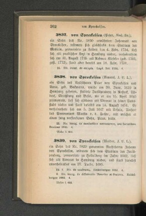 3839. von Spreckelsen (Wolder, J. U. L.)