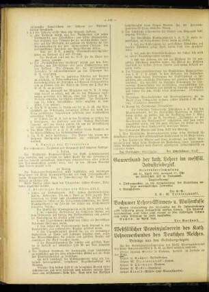 Gauverband der kath. Lehrer im westfäl. Industriebezirk : Generalversammlung am 17. April 1916