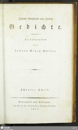 16: Gedichte : Zweiter Theil