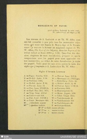 Manuscrits et papyri