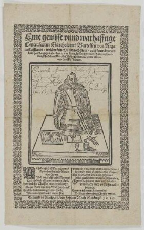 Bildnis des Bartholomei Bartelsen von Riga