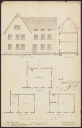 Engert, Joseph, Maier Aufstockung des Wohnhauses