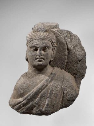 Oberkörper eines Buddha (Fragment)