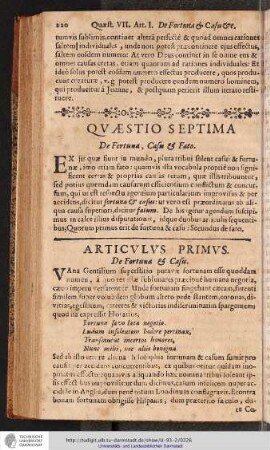 QUAESTIO SEPTIMA.