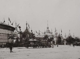 Hamburgische Gewerbe- und Industrie-Ausstellung 1889, Hauptgebäude