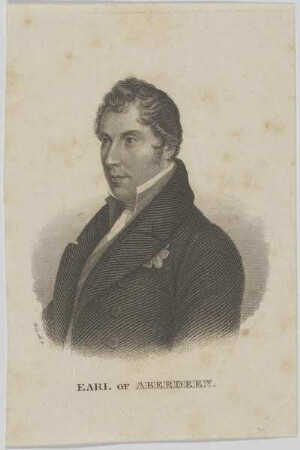 Bildnis des George Hamilton Aberdeen (1784-1860)