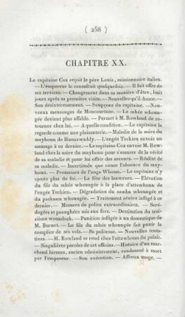 Chapitre XX. La capitaine Cox recoit le père Louis, missionnaire italien ...