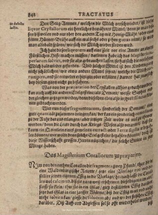 TRACTATUS DE CORALLIS.