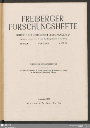 Chemische Kohleveredlung
