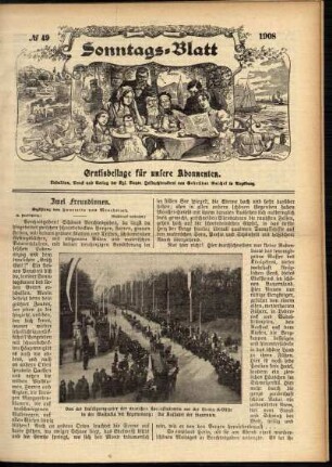 Ausgabe vom Sonntag, den 06. Dezember 1908.