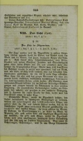 VIII. Das Licht (Optik)