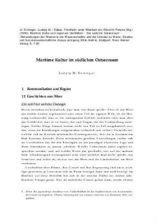 Maritime Kultur im südlichen Ostseeraum