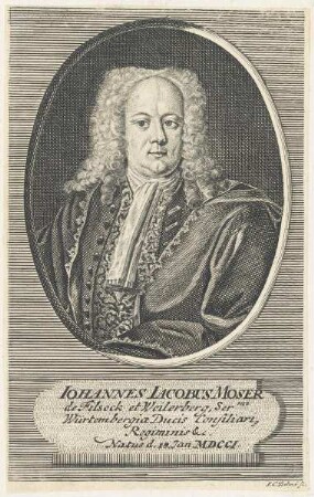 Bildnis Johannes Jacobus Moser