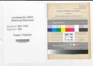 Entnazifizierung Friedrich Susen , geb. 16.08.1893 (Bueroangestellter)