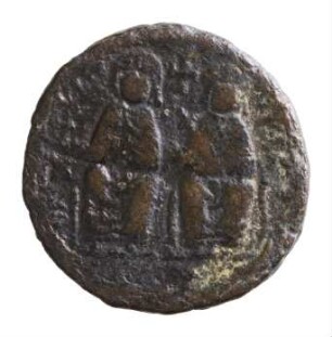 Münze, Follis, 574/75