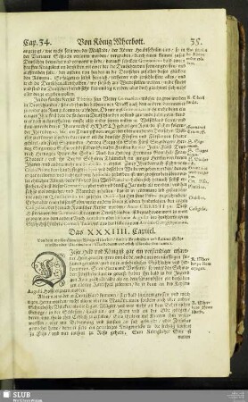 Das XXXIIII. Capitel