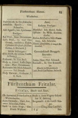 Fürstenthum Fritzlar