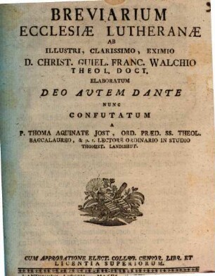 Breviarium ecclesiae Lutheranae