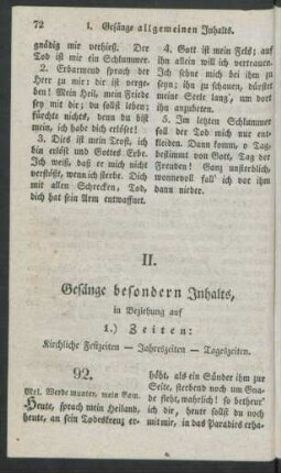 Gesänge besondern Inhalts