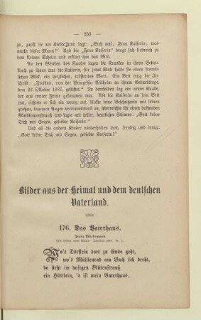 Bilder aus der Heimat und dem deutschen Vaterland